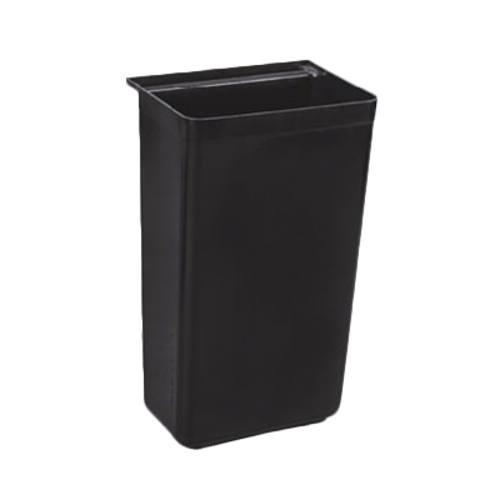 Thunder Group PLBC0013B Bus Cart Trash Bin, 13" x 9-1/4" x 22"