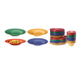 G.E.T. B-1611-MIX Diamond Mardi Gras Bowl, 16 oz., dozen