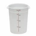 CAMBRO Storage Container, round, 8 qt.