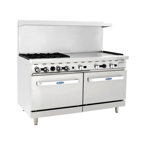 CookRite Range, LP gas, 60"W x 31"D x 57-3/8"H