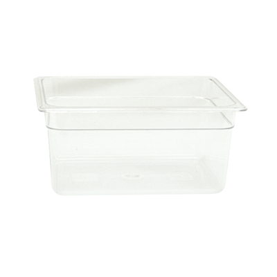 1/2 size, 6" deep- polycarbonate