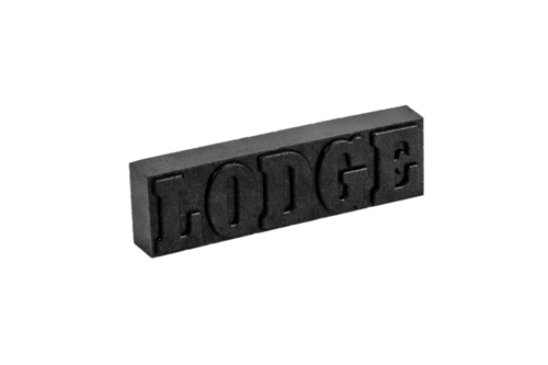 Lodge A-RUSTY1 Rust Eraser, with Lodge logo