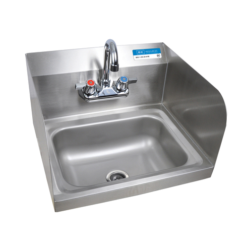 BK Resources BKHS-W-1410-SS-P-G Hand Sink, wall mount