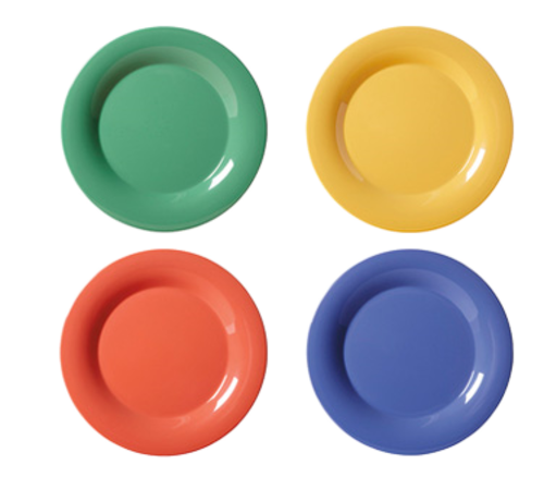 G.E.T. WP-9-MIX Diamond Mardi Gras™ Plate, 9", dozen