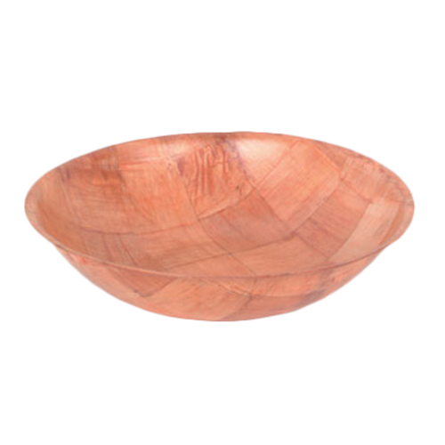 6" SALAD BOWL, WOVEN WOOD