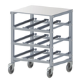 ALCR-3M Can Storage Rack, 3-tier, mobile, under-counter