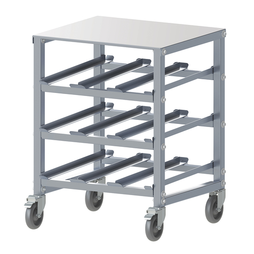 ALCR-3M Can Storage Rack, 3-tier, mobile, under-counter