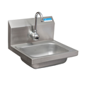 BK Resources BKHS-W-1410-1-P-G Hand Sink, wall mount