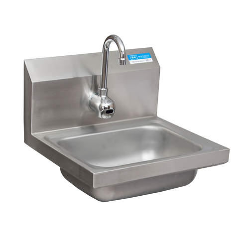 BK Resources BKHS-W-1410-1-P-G Hand Sink, wall mount