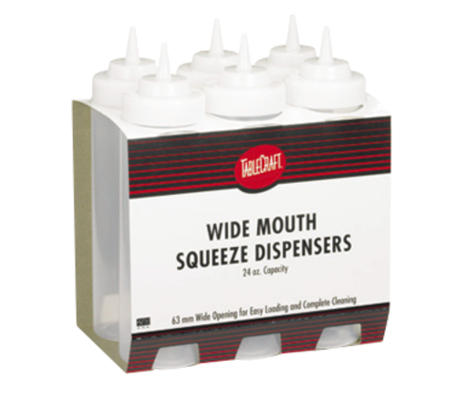 TableCraft C112C Squeeze Dispenser, 12 oz. (6  pack)