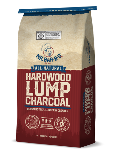 Chef Master 05061Z Mr. Bar-B-Q® Lump Charcoal, 16 lbs