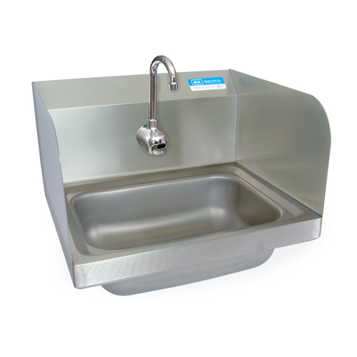 BK Resources BKHS-W-1410-1-SS-P-G Hand Sink, wall mount