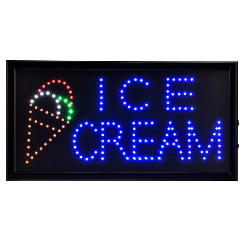 Alpine ALP497-13 Ice Cream Sign with Two Display Modes