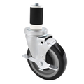 BK Resources 5SBR-RA-PLY-PS4 Caster Kit, work table 5" expanding stem