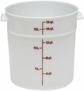 CAMBRO Storage Container, round, 18 qt.