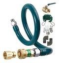 KROWNE Royal Series Moveable Gas Connection Kit, 3/4” I.D., 48” long