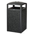 Alpine ALP472-40-GRYS All Weather Trash Container, 40 gal.
