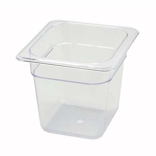 Poly-Ware Food Pan, 1/6 size,
