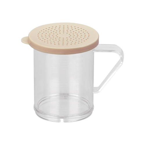 CAC PDRG-10BG-10 Dredge, 10 oz., with lid