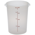 CAMBRO Storage Container, round, 8 qt.