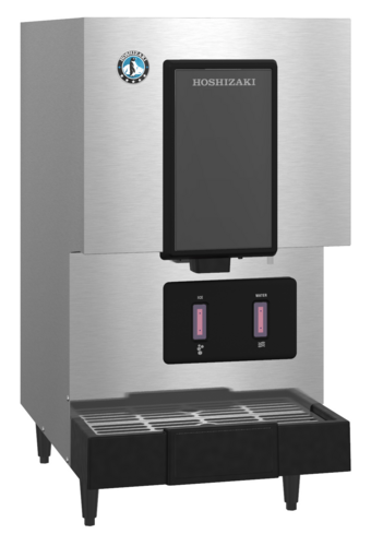 HOSHIZAKI Opti-Serve Ice Maker/Water Dispenser, cubelet-style, air-cooled, self-contained condenser, production capacity up to 286 lb/24 hours