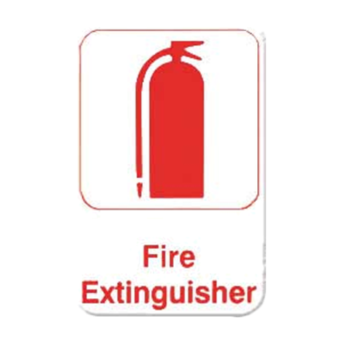 Thunder Group PLIS6913RD Information Symbol Sign, 6" x 9", "Fire Extinguisher"
