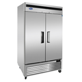FREEZER, 2 DOOR, Bottom-mount, (2) locking hinged solid doors