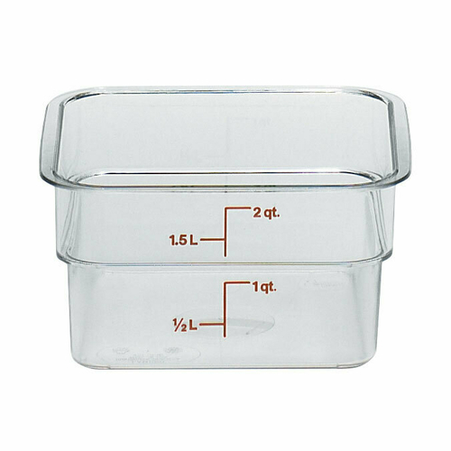 CAMBRO CamSquare® Food Container, 2 qt.