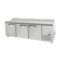ATOSA MPF8203GR Refrigerated Pizza Prep Table, three-section