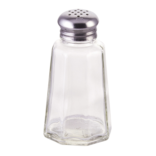 GLASS SHAKER, 2 OZ SALT AND PE