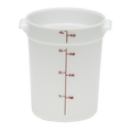 CAMBRO Storage Container, round, 4 qt.