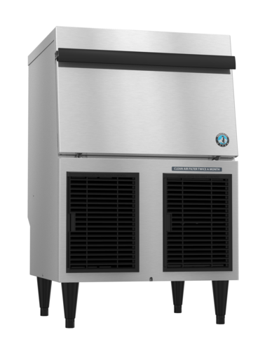 HOSHIZAKI Ice Maker with Bin, air-cooled, self-contained condenser, production capacity up to 300 lb
