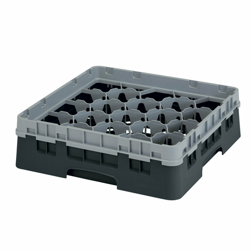 CAMBRO Camrack® Glass Rack, with soft gray extender, full size