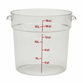 CAMBRO Camwear® Storage Container, round, 18 qt.