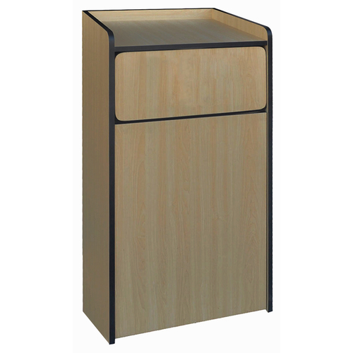 WR-35 Waste Receptacle, 23-1/2"L x 23-3/4"W x 44"H, fits up to 35 gallon trash can