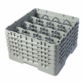 CAMBRO Camrack® Glass Rack, with (5) soft gray extenders, full size