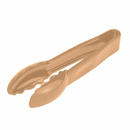 CAMBRO Lugano 6" Beige Scallop Grip Tongs