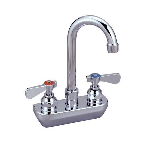 BK Resources BKF-4SM-3G-G OptiFlow™ Heavy Duty Solid Body Faucet, splash-mounted