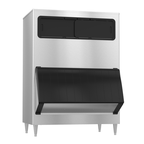 HOSHIZAKI Ice Bin, 48"W, hinged bottom door & top view windows, 1304-lb ice storage capacity, for top-mounted ice maker
