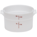 CAMBRO Storage Container, round, 2 qt.