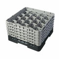 CAMBRO Camrack® Glass Rack, with (5) soft gray extenders, full size