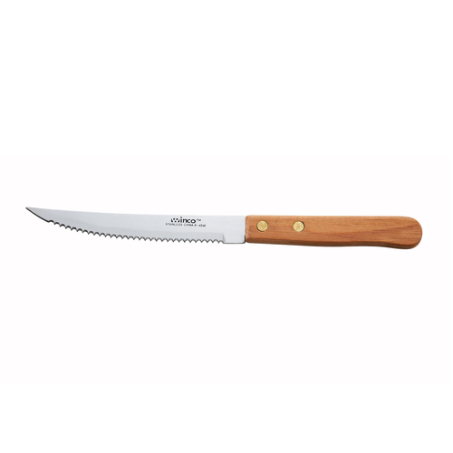 4 1/2" Steak Knife, Wooden Handle
