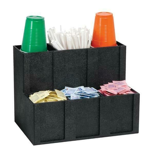 Dispense-Rite MCD-6BT Cup, Lid, Straw & Condiment Organizer