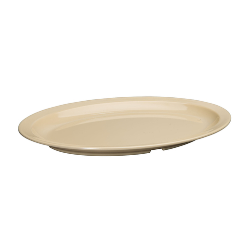 Platter, 13-1/8" x 9-1/2", melamine, tan