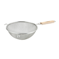 Strainer, 8" bowl dia., 6-1/2"L handle, 14" O.A.L.