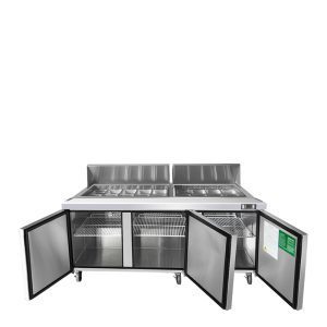 ATOSA 72″ Refrigerated Standard Top Sandwich Prep. Table