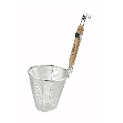 Strainer, 5-3/4" bowl dia., 8-1/2"L handle, 13" O.A.L.