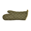 Oven Mitt, 15", cotton, green