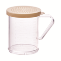 Shaker/Dredge, 10 oz., beige snap-on lid