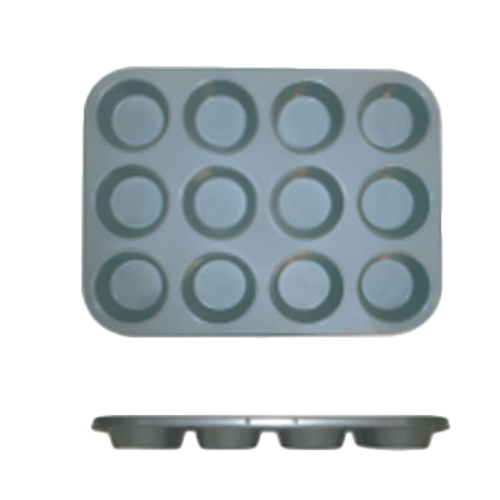 Muffin Pan, 12 cup, 3-1/2 oz